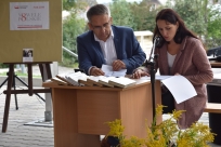 Uczestnicy czytania w Goleszowie